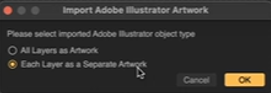 Adobe object type options