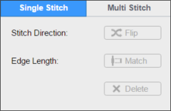 Single Stitch is selected