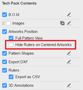 Clear the Hide Rulers on Centered Artworks option