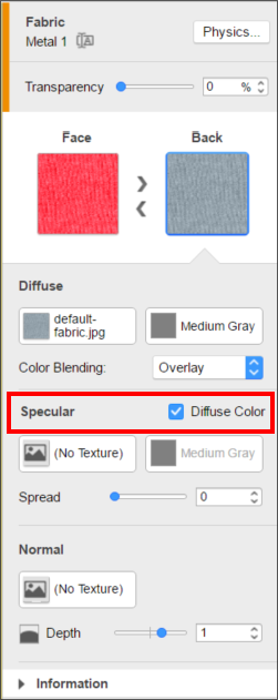 Diffuse Color is selected