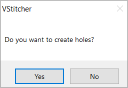 create holes