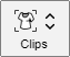 Clips icon on Main toolbar