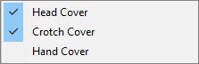 Enabling and disabling covers