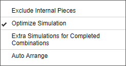 Batch simulation options