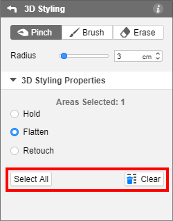 How to clear all 3D styling